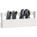 Ścienne półki na buty, 2 szt., biały, 59x9x23 cm, sosna Lumarko!