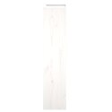 Osłona grzejnika, biała, 210x21x85 cm, lite drewno sosnowe
