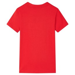 Koszulka dziecięca z krótkimi rękawami, czerwona, 104 Lumarko!