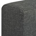 3-osobowa sofa tapicerowana tkaniną, ciemnoszara Lumarko!