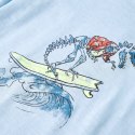Koszulka dziecięca z dinozaurem, jasnoniebieska, 116 Lumarko!