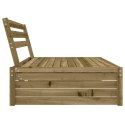 Sofa środkowa do ogrodu, 120x80 cm, impregnowane drewno sosnowe Lumarko!