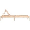 Leżak, 199,5x60x74 cm, drewno sosnowe Lumarko!