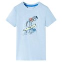 Koszulka dziecięca z dinozaurem, jasnoniebieska, 104 Lumarko!