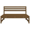 Sofa środkowa do ogrodu, miodowy brąz, 120x80cm, drewno sosnowe Lumarko!