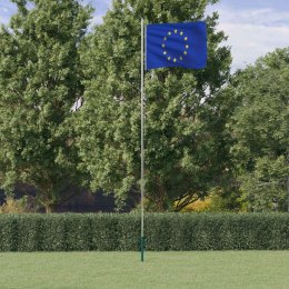 Flaga Unii Europejskiej z masztem, 6,23 m, aluminium Lumarko!
