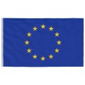 Flaga Unii Europejskiej z masztem, 5,55 m, aluminium Lumarko!