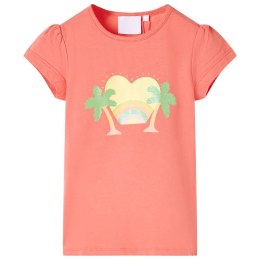 Koszulka dziecięca, koralowa, 116 Lumarko!