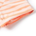 Koszulka dziecięca w paski, neonowy pomarańcz, 104 Lumarko!