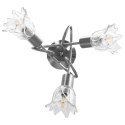 Lampa sufitowa ze szklanymi kloszami na 3 żarówki E14, tulipany Lumarko!