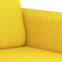 Sofa 3-osobowa, jasnożółta, 180 cm, tapicerowana tkaniną Lumarko!