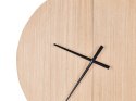 Zegar ścienny ø 60 cm jasne drewno CABIC Lumarko!