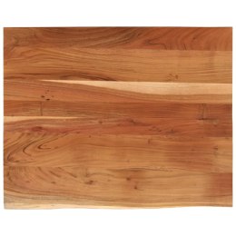 Blat biurka, 90x80x2,5 cm, drewno akacjowe, naturalna krawędź Lumarko!