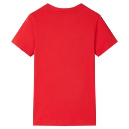 Koszulka dziecięca z krótkimi rękawami, czerwona, 104 Lumarko!