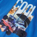 Koszulka dziecięca z krótkimi rękawami, samochody, niebieska, 104 Lumarko!