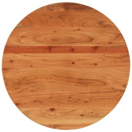 Blat do stolika, Ø80x2,5 cm, okrągły, lite drewno akacjowe Lumarko!