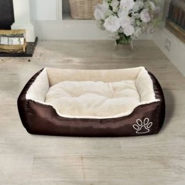 Ciepłe legowisko dla psa z poduszką, rozmiar L Lumarko!