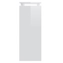 Stolik konsolowy, biały, wysoki połysk, 80x30x80 cm, płyta Lumarko!