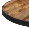 Stolik kawowy, okrągły, Ø55x40 cm, drewno tekowe z odzysku Lumarko!