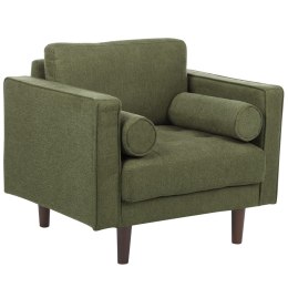 Fotel tapicerowany zielony NURMO Lumarko!