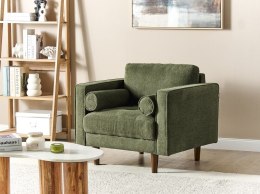 Fotel tapicerowany zielony NURMO Lumarko!