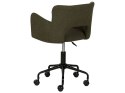 Krzesło biurowe regulowane boucle zielone SANILAC Lumarko!