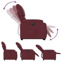 Podnoszony fotel masujący, elektryczny, rozkładany, czerwony Lumarko!