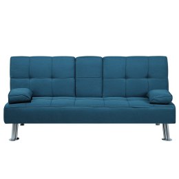 Sofa rozkładana niebieska ROXEN Lumarko!