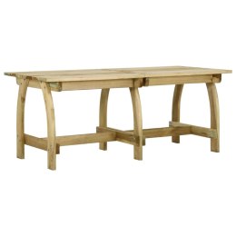 Stół ogrodowy, 220x74x75 cm, impregnowane drewno sosnowe Lumarko!