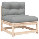 2-osobowa sofa ogrodowa z poduszkami, lite drewno sosnowe Lumarko!