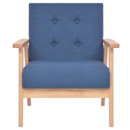 Fotel, niebieski, tkanina Lumarko!