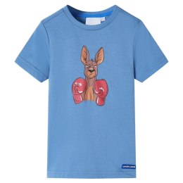Koszulka dziecięca z krótkimi rękawami, średni niebieski, 140 Lumarko!