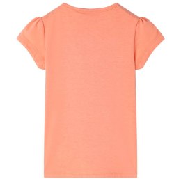 Koszulka dziecięca, neonowy pomarańcz, 128 Lumarko!