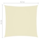 Kwadratowy żagiel ogrodowy, tkanina Oxford, 4,5x4,5 m, kremowy Lumarko!