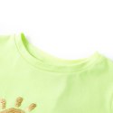 Koszulka dziecięca z krótkimi rękawami, neonowy żółty, 128 Lumarko!