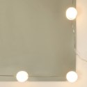 Szafka z lustrem i oświetleniem LED, czarna, 60x31,5x62 cm Lumarko!