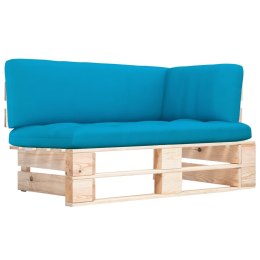 Ogrodowa sofa narożna z palet, impregnowane drewno sosnowe Lumarko!