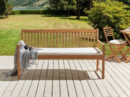 Poduszka na ławkę ogrodową 152 x 54 cm biała VIVARA Lumarko!