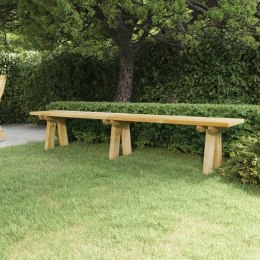 Ławka ogrodowa, 220 cm, impregnowane drewno sosnowe Lumarko!