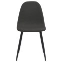 Krzesła stołowe, 4 szt., 45x53,5x83 cm, czarne, ekoskóra Lumarko!