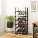 6-poziomowy stojak na buty, organizator przechowywania żelaza, konfigurowalny projekt, oszczędność przestrzeni i wszechstronna p