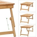 Bambusowe biurko laptopa, składany stół do łóżka, sofa regulowana wysokość, z 5 kątami przechylania, otworami powietrza, małą sz