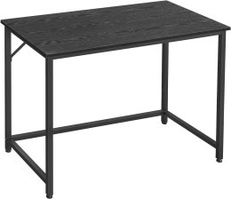 Biurko, małe biurko komputerowe, biurko biurowe, do nauki, sypialnia, 50 x 100 x 75 cm, projekt przemysłowy, metalowa rama, czar
