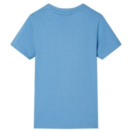 Koszulka dziecięca, kolor średni niebieski, 128 Lumarko!