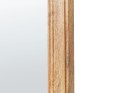 Drewniane lustro ścienne 62 x 123 cm jasne MABLY Lumarko!