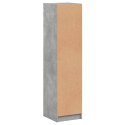 Szafka ze szklanymi drzwiami, szarość betonu, 35x37x142 cm Lumarko!
