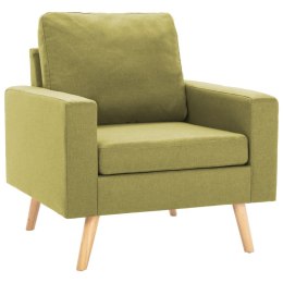 Fotel, zielony, tapicerowany tkaniną Lumarko!