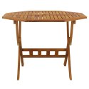 Składany stół ogrodowy, 90x75 cm, lite drewno akacjowe Lumarko!
