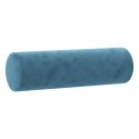 3-cz. komplet wypoczynkowy z poduszkami, niebieski, aksamit Lumarko!