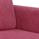 Fotel, winna czerwień, 60 cm, obity aksamitem Lumarko!
